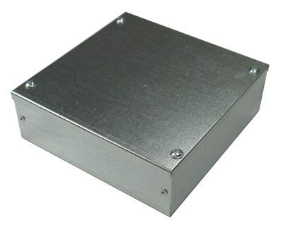 Adaptable Metal Project Box 150 x 150 x 50 Plain