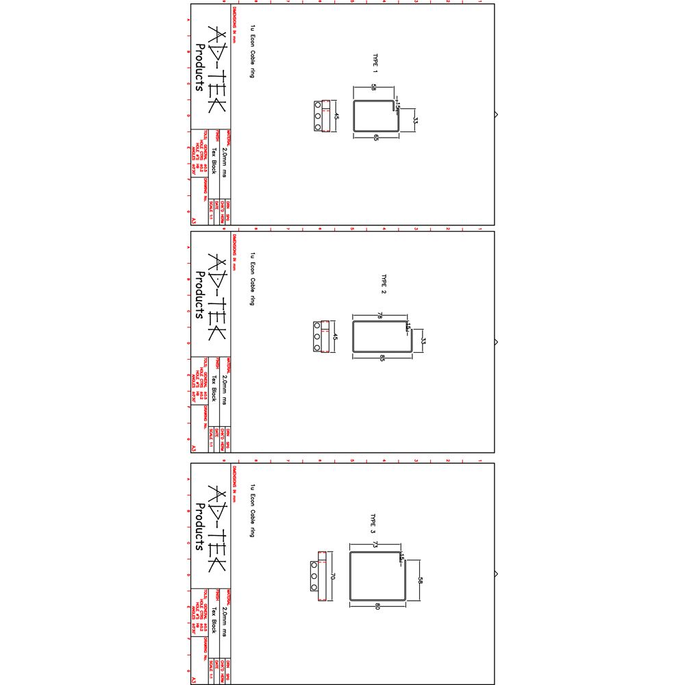 Vertical Horizontal Cable Ring/Jumper Ring econ 1