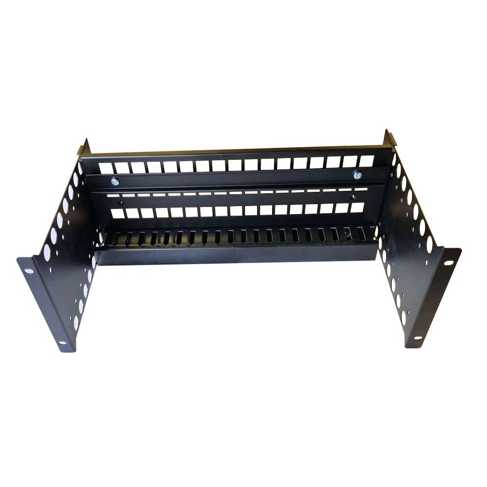 4U 19 Adjustable Rack Mount DIN Rail Panel Bracket