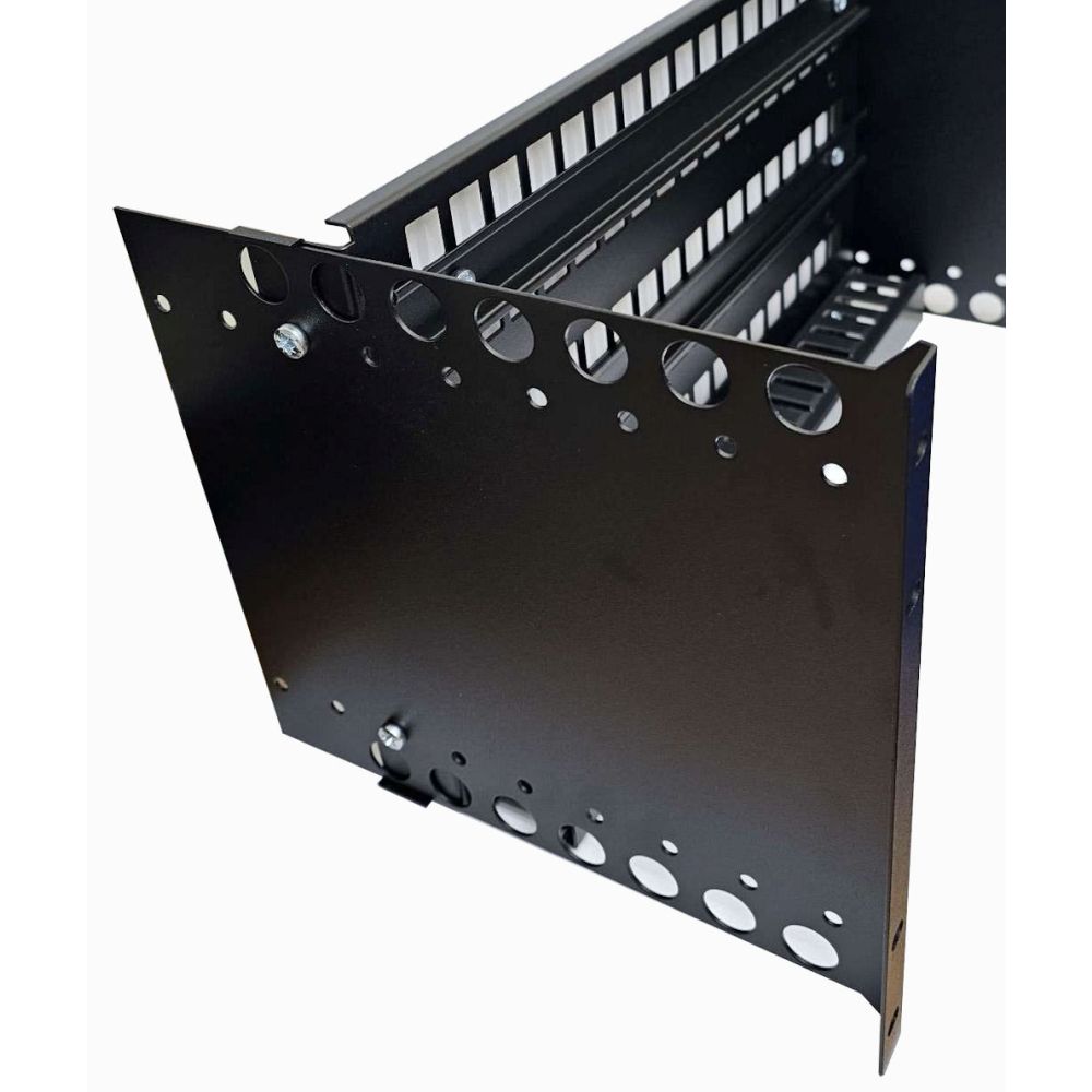 6U 19 Adjustable Rack Mount DIN Rail Panel Bracket