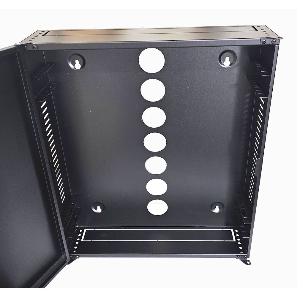 2U 19 Low Profile Vertical Wall Mount Network Cabinet 600 Style