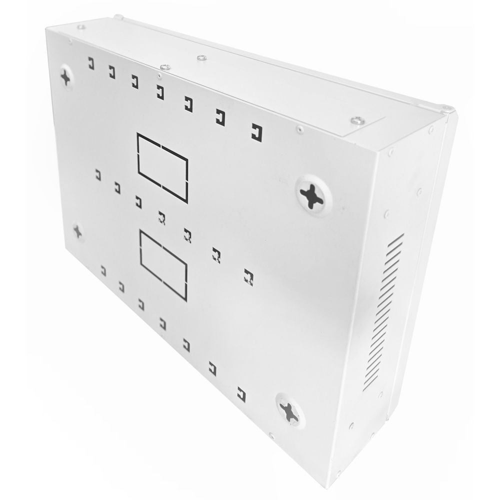 2U 19" Low Profile Vertical Mount - Wall Mount Network / Server Cabinet 400 Style - White