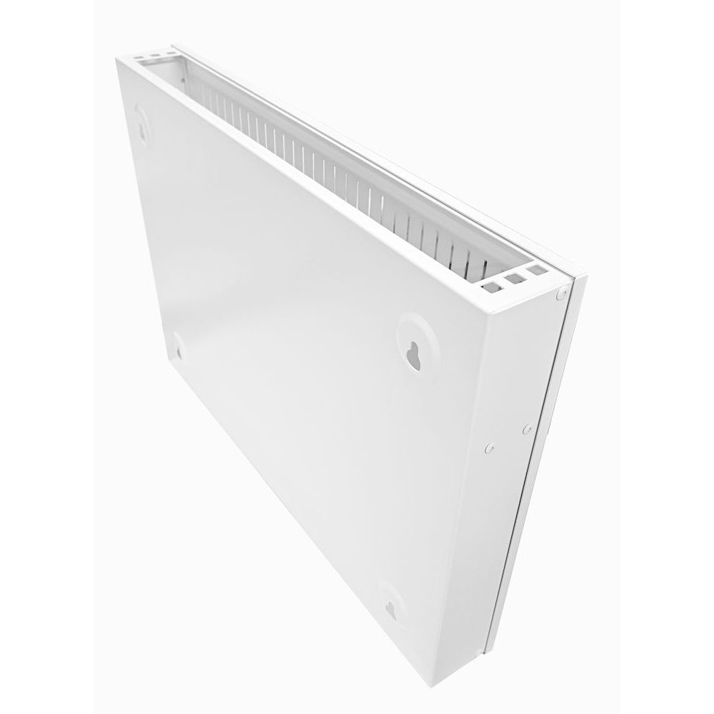 1U 19 inch Vertical Wall Mount Network Enclosure-Cabinet, White