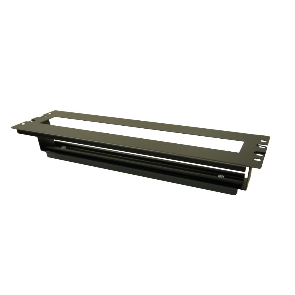 1U 19 inch rack Mount DIN Rail Panel Bracket With Cover