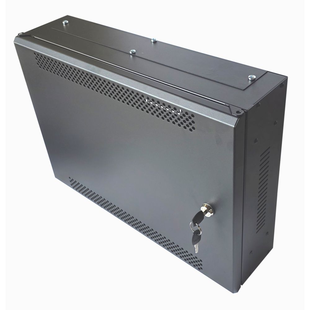 2U 19" Low Profile Vertical Mount - Wall Mount Network / Server Cabinet 400mm Deep