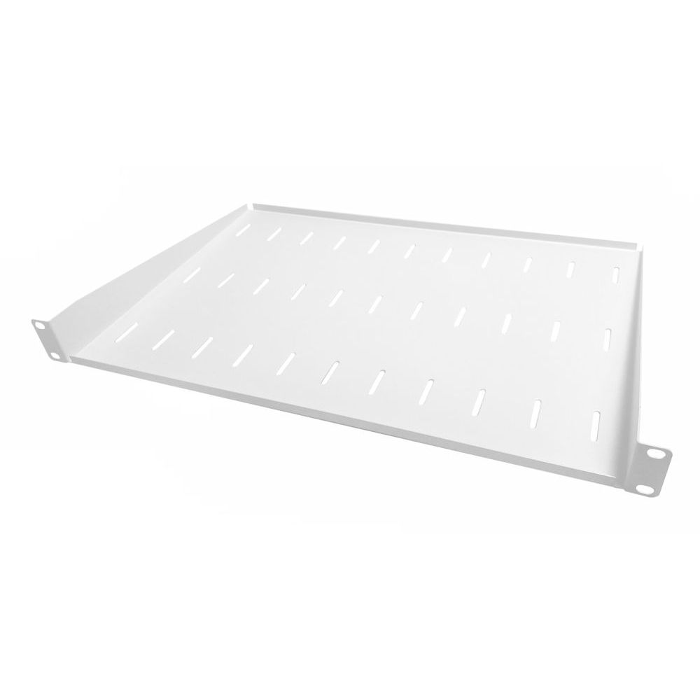 1U 19 Inch Rack Mount Universal Modem Shelf/Cantilever Shelf 300mm Deep-White