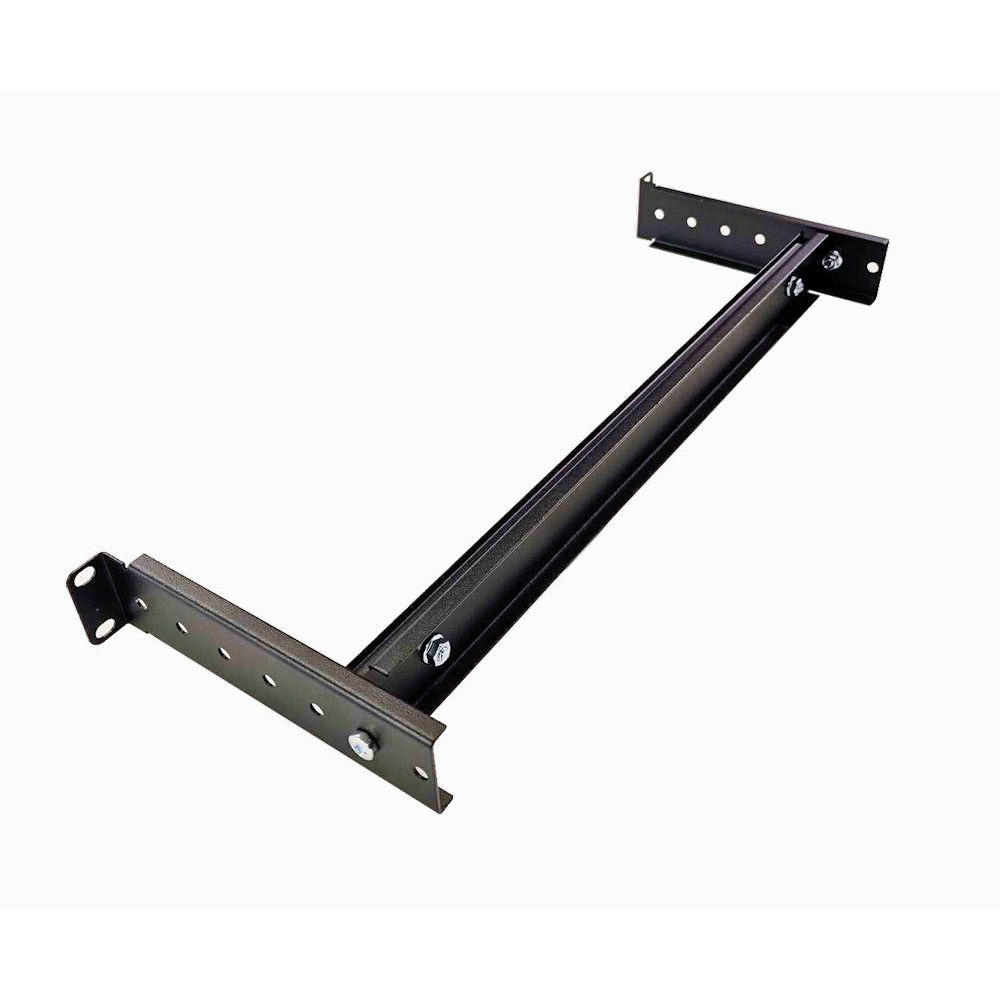 1U 19 Adjustable Rack Mount DIN Rail Panel Bracket