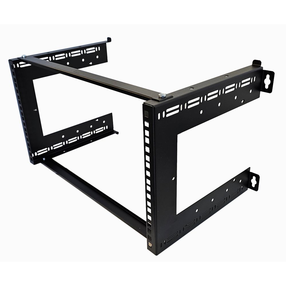 6U 19 inch Open Wall Mount Frame Network/Data Rack 300mm Deep