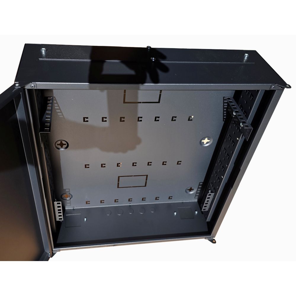 3U 19" Adjustable Low Profile Vertical Mount - Wall Mount Network / Server Cabinet - 600mm Deep