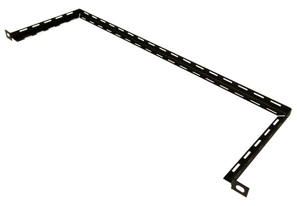 Horizontal Cable Management Lacing Tie Bar Slotted 150mm Depth