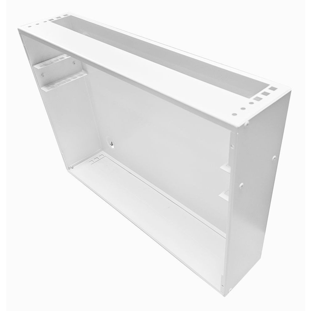 2U 19 inch Vertical Wall Mount Network Enclosure-Cabinet, White