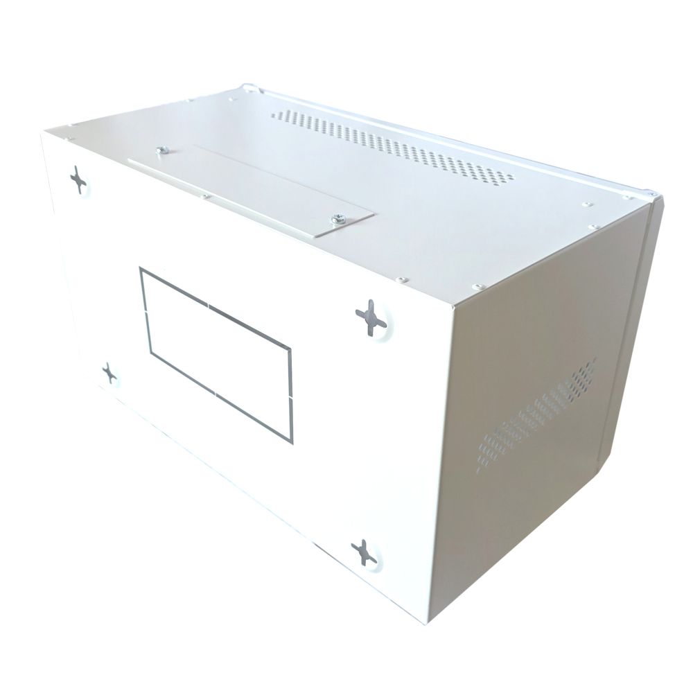 6U 19 inch Data Cabinet Rack / Patching Network Cabinet 300mm WhiteDeep