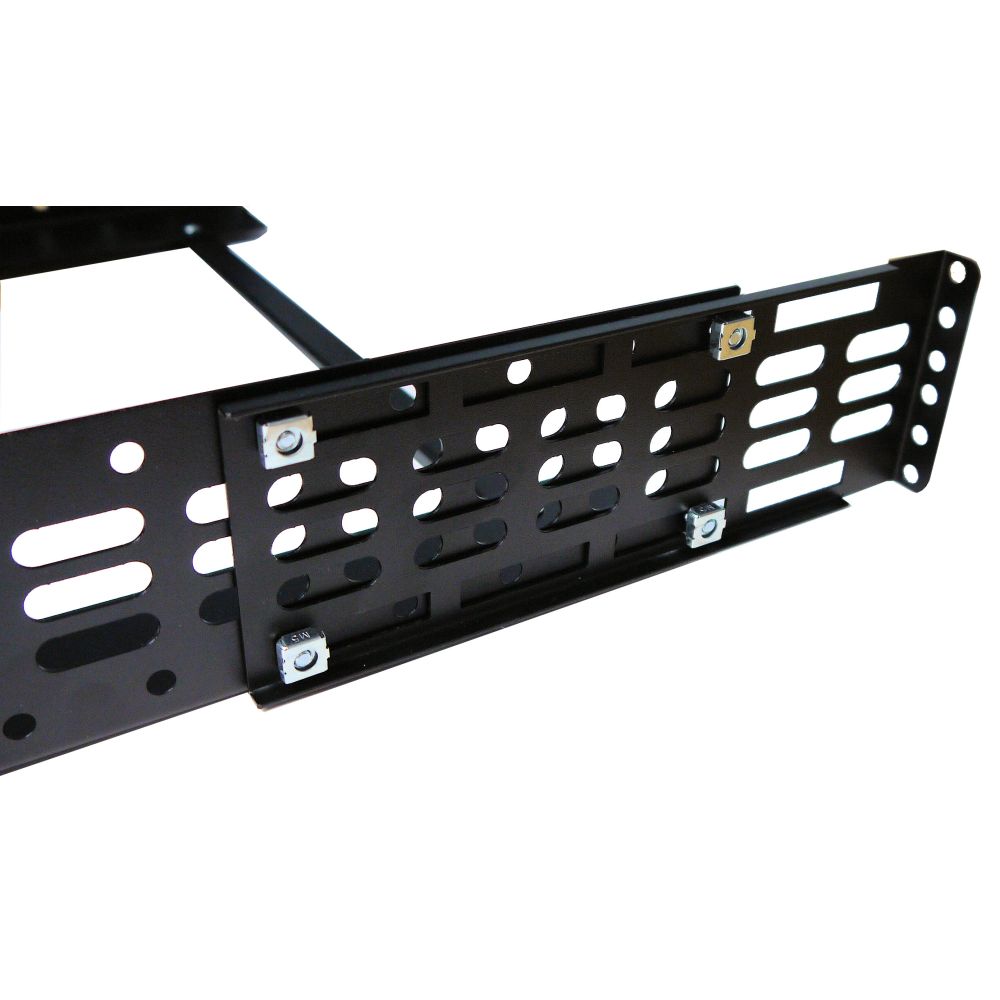 Ad Tek Products 2U 19 Inch Rack Mount Universal Modem Shelf