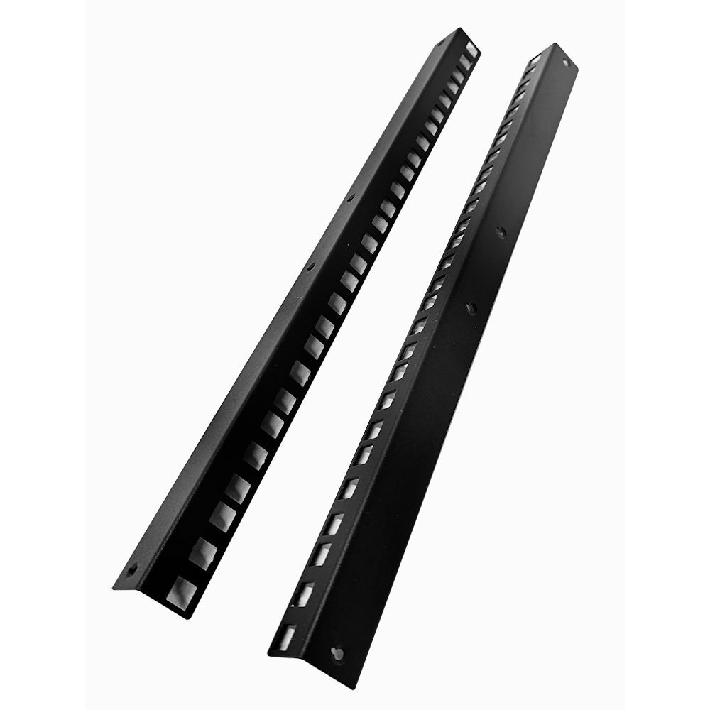 9u Desktop/Wall Mount - 9u internal Rails - Flat Pack Cabinet-Black