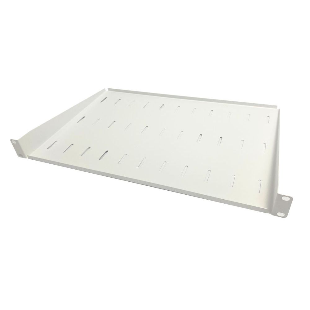Ad Tek Products 1U 19 Inch Rack Mount Universal Modem Shelf/Cantilever Shelf 300mm DeepWhite