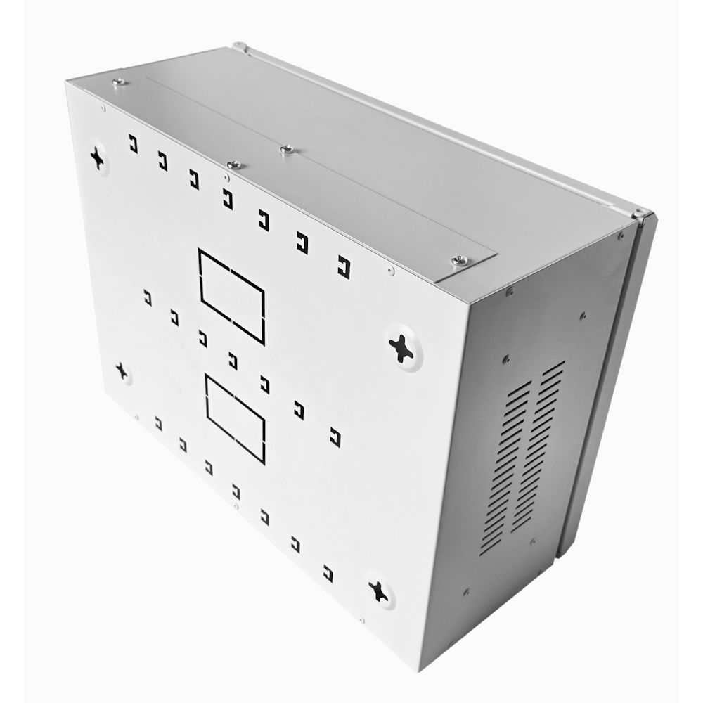 3U 19" Low Profile Vertical Mount - Wall Mount Network / Server Cabinet - 400mm Deep-Grey