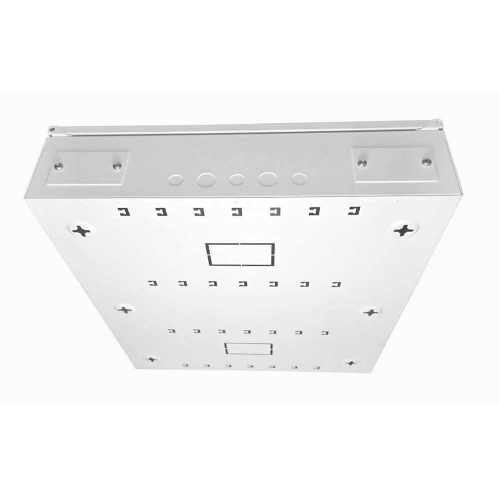 2U 19" Low Profile Vertical Mount - Wall Mount Network / Server Cabinet 600mm Deep - White