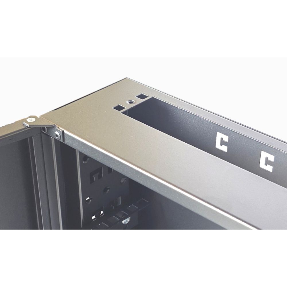 3U 19" Low Profile Vertical Mount - Wall Mount Network / Server Cabinet - 400mm Deep
