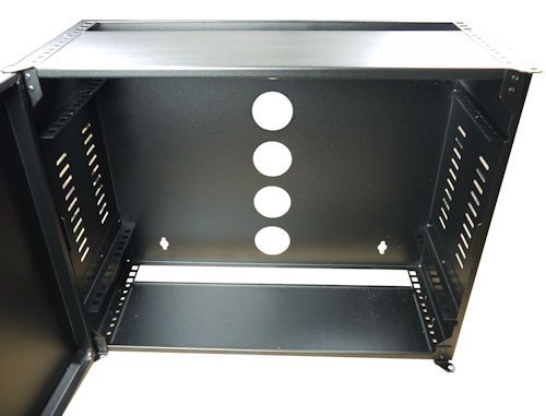 4U 19" Low Profile Vertical Wall Mount Network Cabinet 400 Style