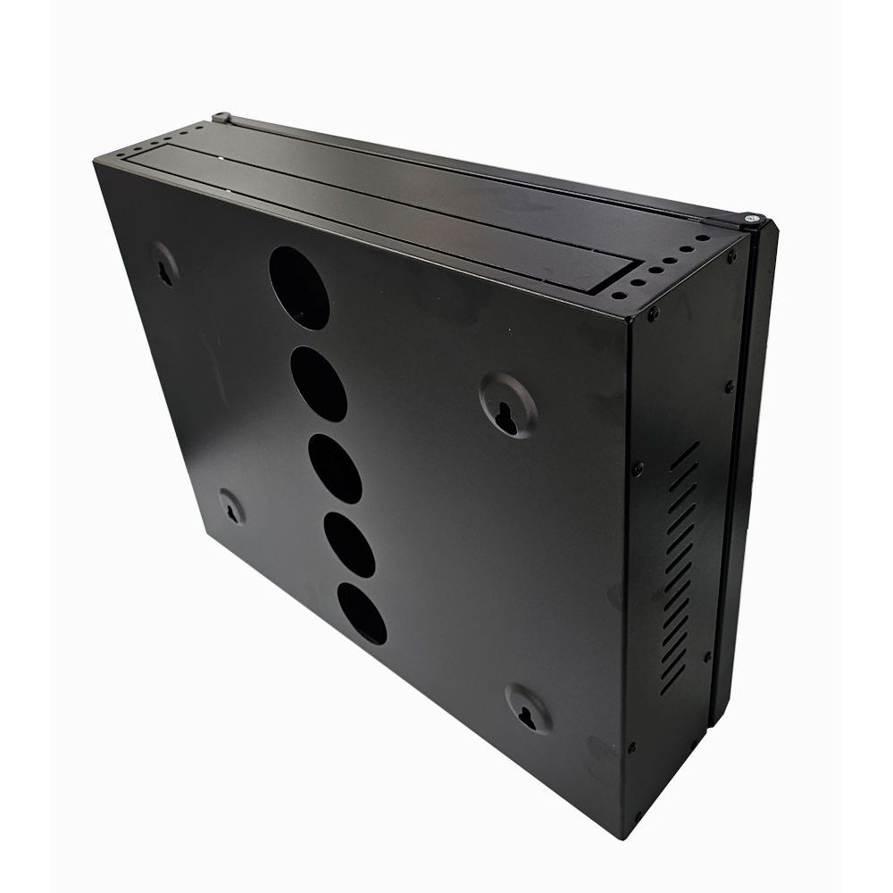 2U 19 Low Profile Vertical Wall Mount Network Cabinet 400 Style