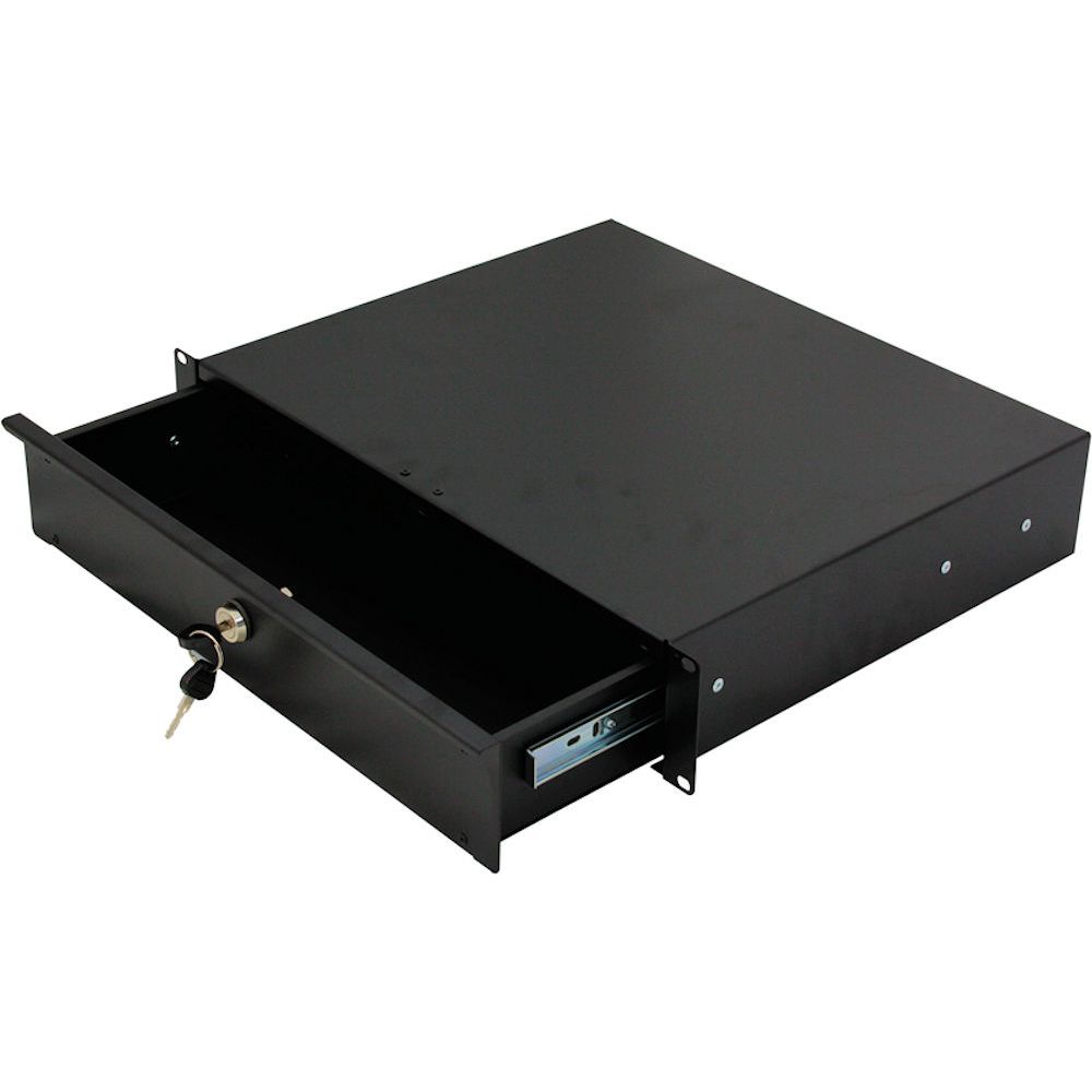 2U 19 inch Rack Mount Drawer