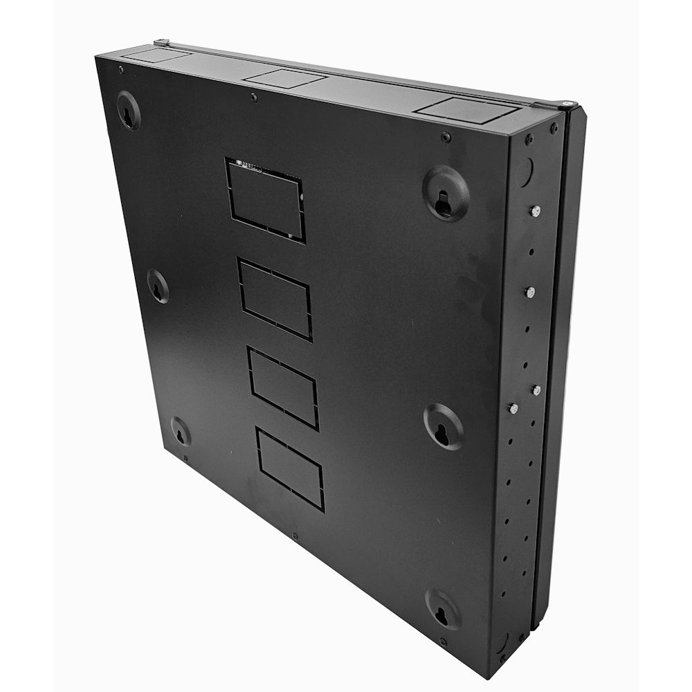 1U 19 Low Profile Vertical Wall Mount Network Cabinet 500 Style