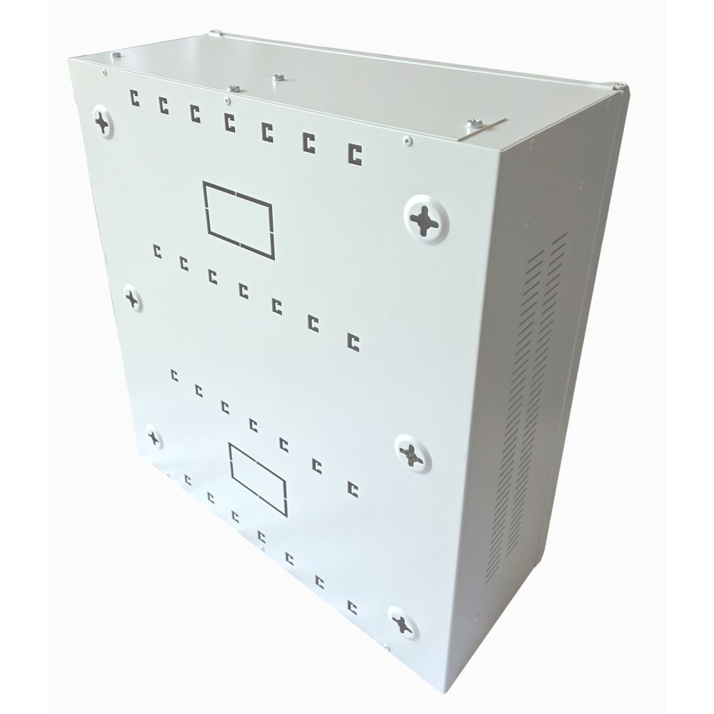 4U 19" Adjustable Low Profile Vertical Mount - Wall Mount Network / Server Cabinet - 600mm Deep - Grey