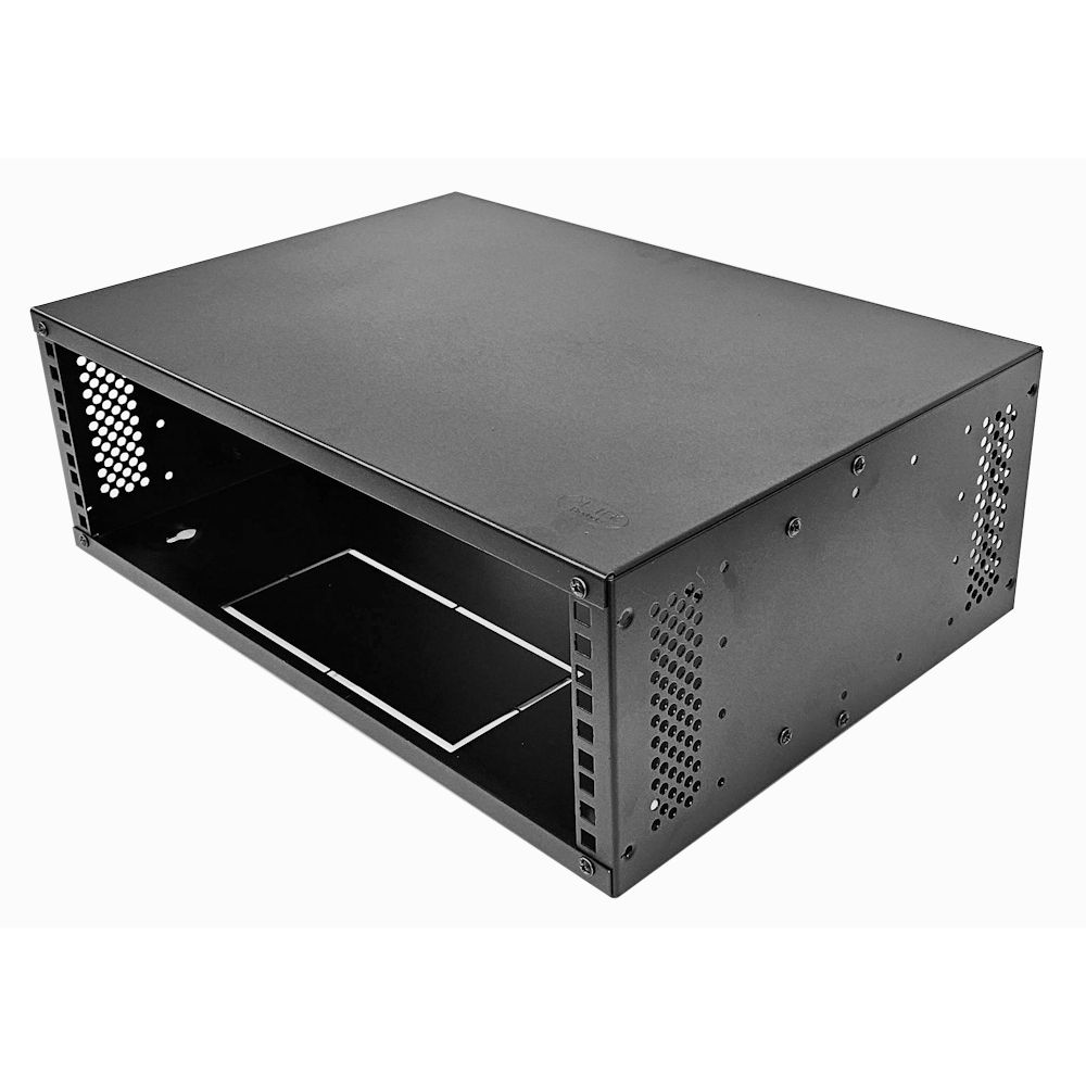 thumbnail image 2 of 3U 19-Inch Steel Server Rack - Wall Mountable Vertical Equipment Rack 2 of 11