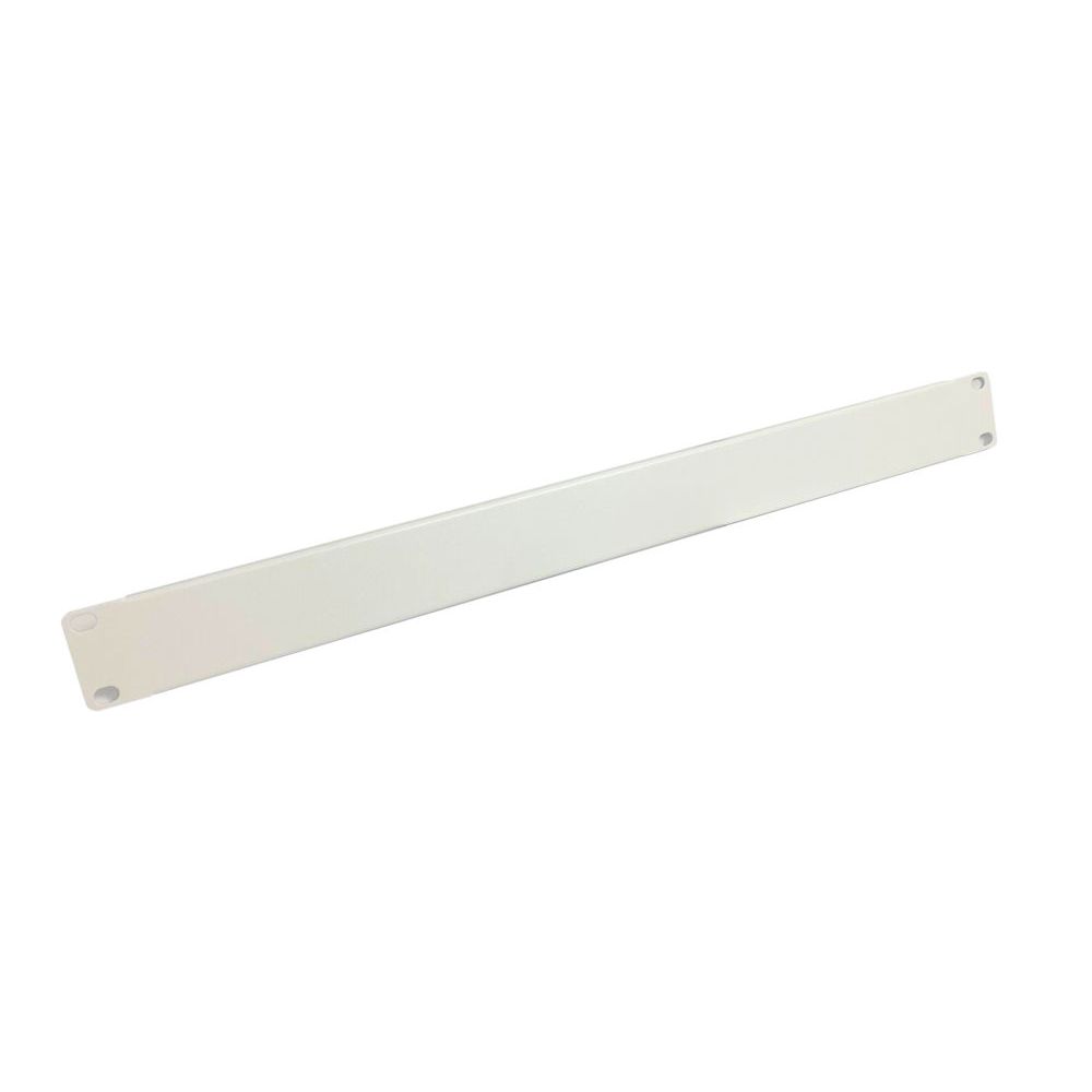 1U 19 inch Rack Mount Blanking Plate / Panel-White
