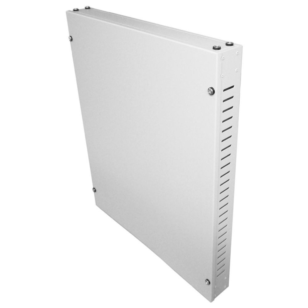 1u 19 inch Vertical Mount Wall Mount Enclosure- Cabinet - 600 style, Grey